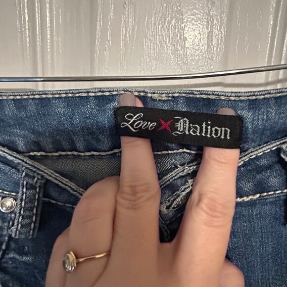 Women’s Love Nation Bootcut Jeans Size 10 Y2K Denim - Picture 7 of 8